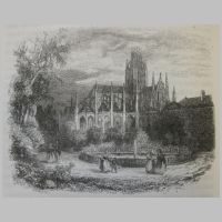 Rouen, Saint-Ouen, La Normandie par M. Jules Janin, illustrée par MM Morel-Fatio, Tellier, Gigoux, Daubigny, Debon, H. Bellangé, Alfred Johannot. Paris, Ernest Bourdin, éditeur (Wikipedia).jpg